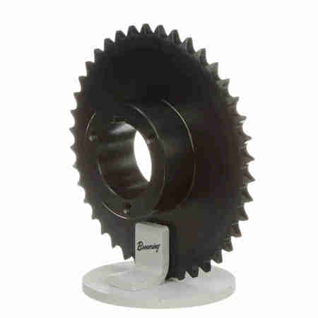 BROWNING Steel Bushed Bore Roller Chain Sprocket, 40P40 40P40